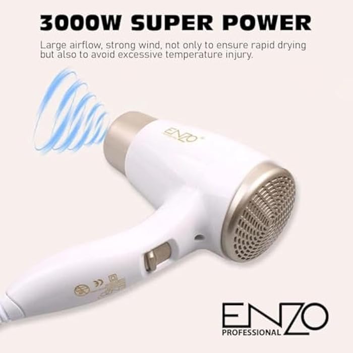 Hotel Electric Hair Dryer Wall Mounted Hair Dryer for Home Salon 3000W EN 6622 - Image 4